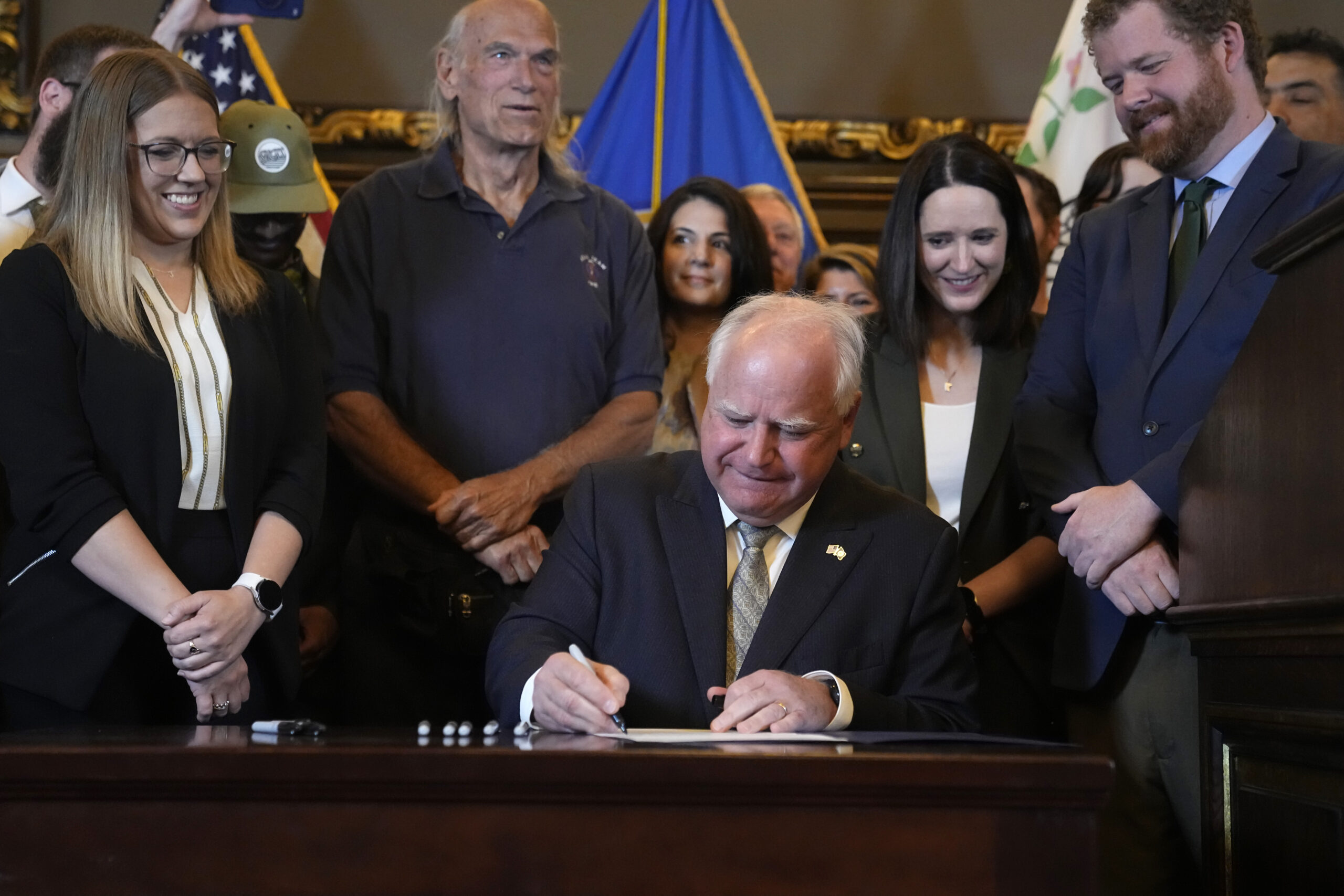 Minnesota Gov. Tim Walz signs recreational marijuana bill into law ...
