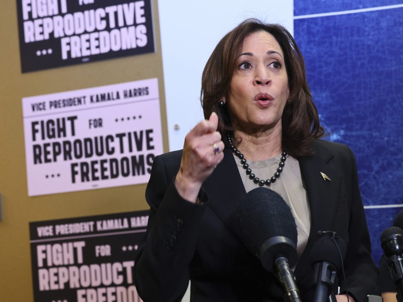 Kamala Harris becomes first vice president to visit an abortion ...