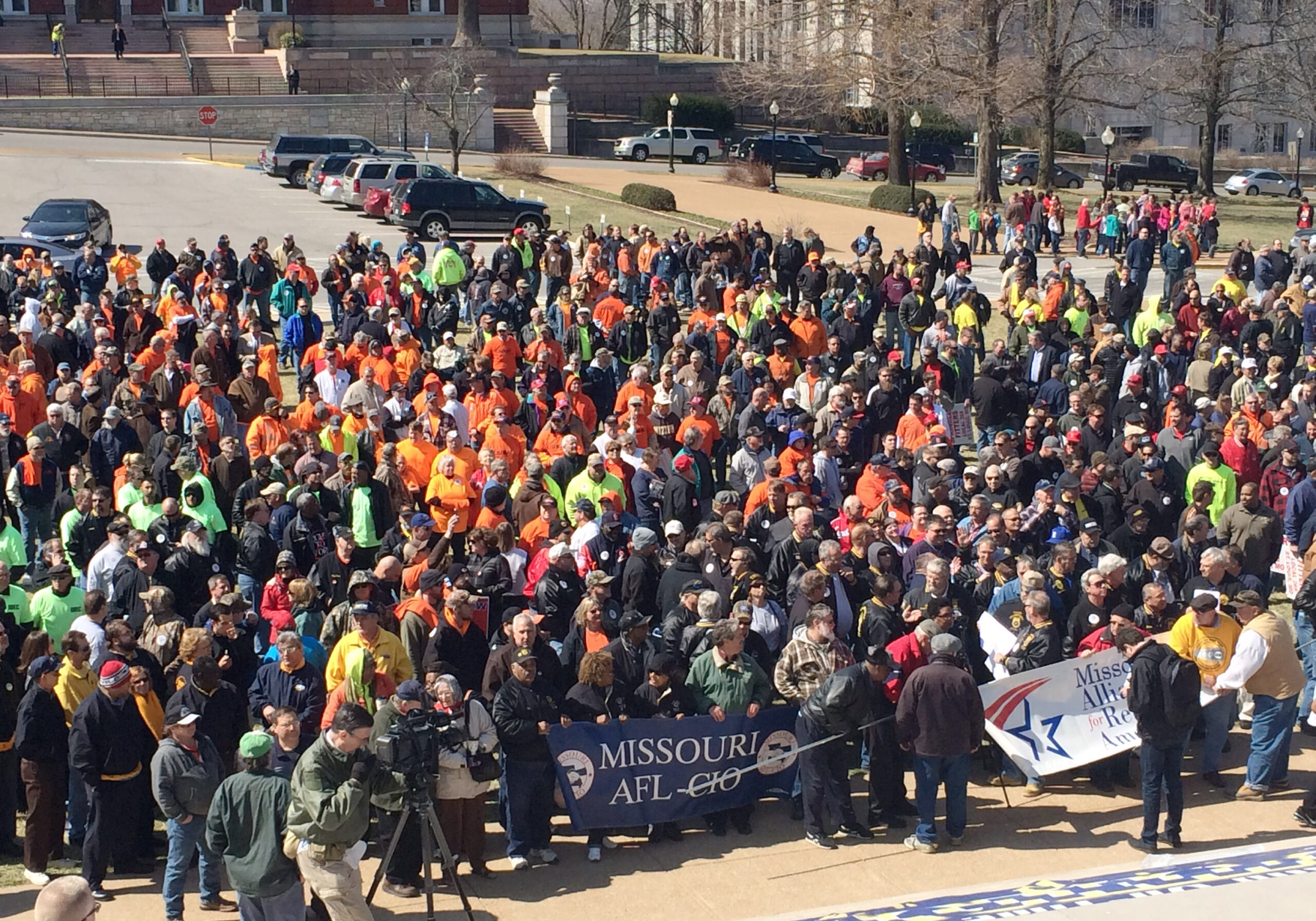 Missouri labor, community groups protest 'billionaire takeover ...