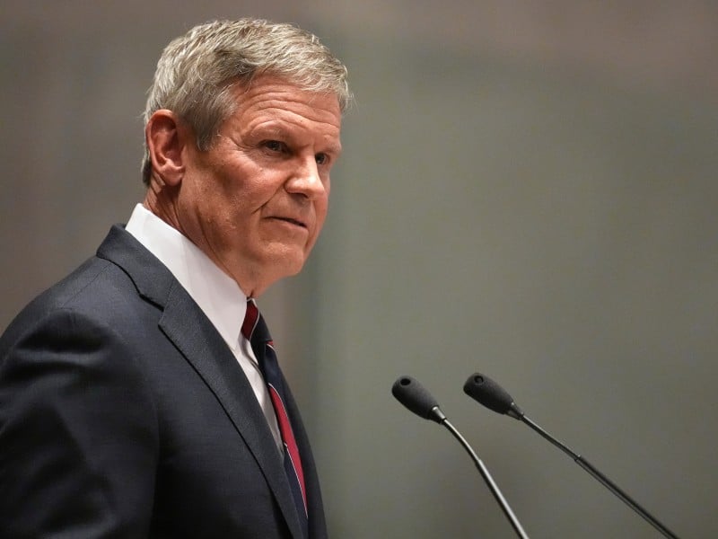 Tennessee Gov. Bill Lee (R) during his 2026 State of the State address on Feb. 2, 2026.
